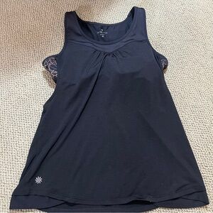 Athleta Women's Black Tank Top with Built in Bra